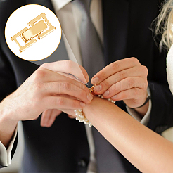 16Pcs 4 Styles 2 Colors Eco-Friendly Brass Watch Band Clasps&nbsp;KK-FH0007-35