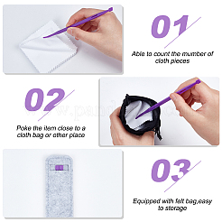 10Pcs 5 Colors Plastic Drawstring Threaders&nbsp;TOOL-NB0002-07