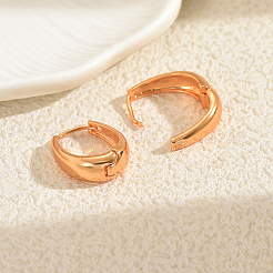 Stainless Steel U-shaped Hoop Earrings&nbsp;LS-RX7461