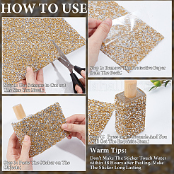 Self-adhesion Resin Rhinesatone Hotfix Rhinestone&nbsp;DIY-WH20031-053H