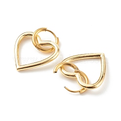 304 Stainless Steel Huggie Hoop Earrings&nbsp;EJEW-JE04549-04