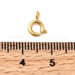 Brass Spring Ring Clasps&nbsp;KK-D407-20G-A