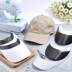 24Pcs 8 Styles Plastic Hat Brim Board for Peaked Cap&nbsp;AJEW-NB0009-41