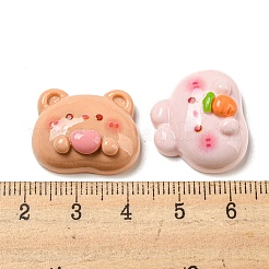 Opaque Resin Decoden Cabochons&nbsp;RESI-F052-B02