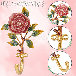 Alloy Enamel Hook Hangers&nbsp;DIY-WH20007-684G-02