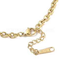 Ion Plating(IP) 304 Stainless Steel Cable Chain Bracelets for Men Women&nbsp;BJEW-M293-04G