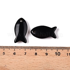 Natural Obsidian Pendants&nbsp;G-N342-106A