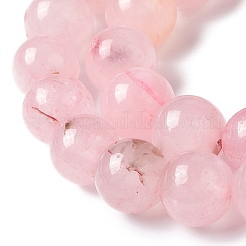 Natural Rose Quartz Dyed Beads Strands&nbsp;X-G-B046-07-6MM