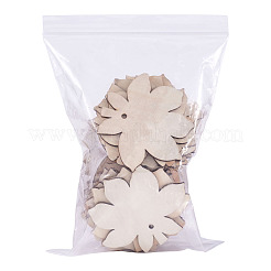 Undyed Wooden Big Pendant&nbsp;X-WOOD-TA0002-19