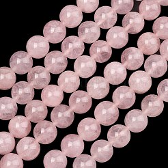 Natural Madagascar Rose Quartz Beads Strands&nbsp;G-Z146-A01-10mm-01