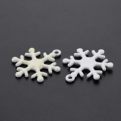 Spray Painted Alloy Enamel Pendants&nbsp;ENAM-N055-036A-NR
