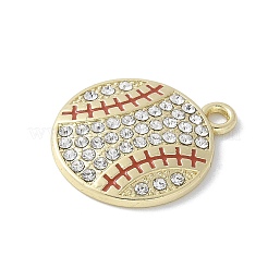Alloy Enamel Pendants&nbsp;PALLOY-R153-01G-04
