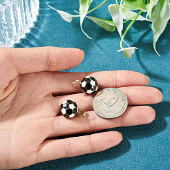2Pcs Brass Enamel Charms&nbsp;KK-TA0008-66