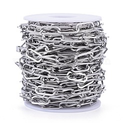 Tarnish Resistant 304 Stainless Steel Paperclip Chains&nbsp;CHS-F011-01A--P