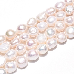 Natural Cultured Freshwater Pearl Beads Strands&nbsp;PEAR-G007-14-01