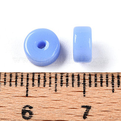 Opaque Solid Color Glass Beads&nbsp;X1-GLAA-N007-6x3mm-A05