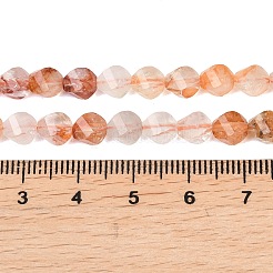 Natural Hematoid Quartz/Ferruginous Quartz Beads Strands&nbsp;G-P611-C32-01
