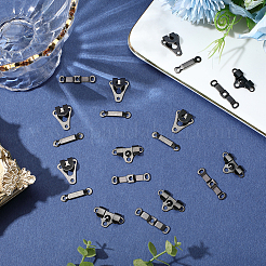 60Pcs 2 Styles Brass Adjustable Jean Button Pins&nbsp;KK-GF0001-21B