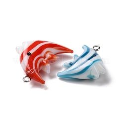 Handmade Lampwork Pendants&nbsp;LAMP-E029-02P