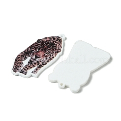 12Pcs 6 Styles Printed Opaque Acrylic Pendants&nbsp;SACR-FS0001-26