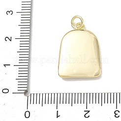Printed Brass Pendants&nbsp;KK-CBA9B3D-02G-06