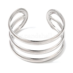 30MM 304 Stainless Steel 3-Strand Cuff Bangles for Women&nbsp;SA-CBA37BC-25P