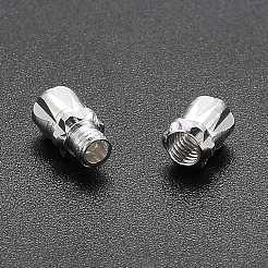 Brass Screw Clasps&nbsp;KK-C2965-S