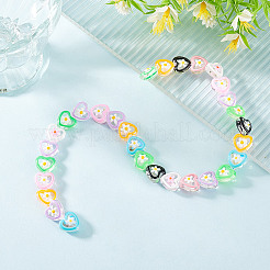 1 Strand Transparent Glass Beads&nbsp;LAMP-GO0001-21