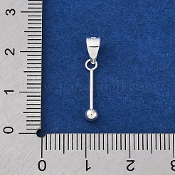 925 Sterling Silver Pendant Bails&nbsp;STER-D301-03S