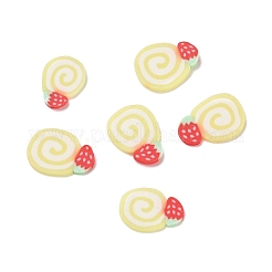 Handmade Polymer Clay Cabochons&nbsp;CLAY-B005-10A