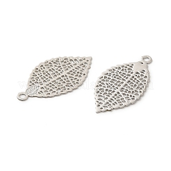 Rack Plating Brass Filigree Pendants&nbsp;KK-Q792-02P
