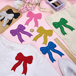 8Pcs Polyester Iron on/Sew On Patches&nbsp;DIY-PH0030-95