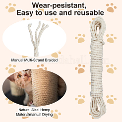 50M Round Twisted Jute Cord&nbsp;OCOR-WH20006-14B