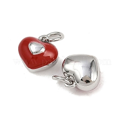 Brass Enamel Charms&nbsp;KK-H078-25P