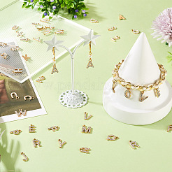 2 Sets Alloy Rhinestone Charms&nbsp;ENAM-TA0008-99LG