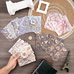 4Bags 4 Colors Flower Scrapbook Paper Kits&nbsp;DIY-SP0005-53