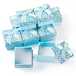 Bowknot Cardboard Paper Ring Gift Storage Boxes&nbsp;CON-TAC0001-16E