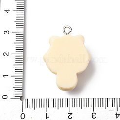 Opaque Resin Pendants&nbsp;RESI-A050-04B