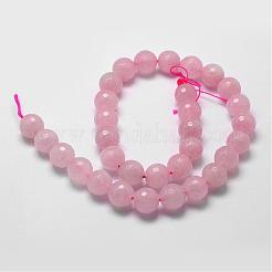 Natural Rose Quartz Beads Strands&nbsp;G-D840-20-12mm