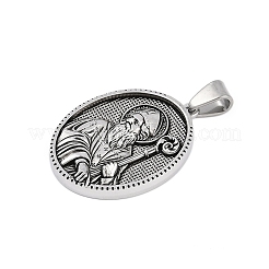 304 Stainless Steel Pendants&nbsp;STAS-M103-01AS-05