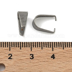 Tarnish Resistant 201 Stainless Steel Snap on Bails&nbsp;X-STAS-Q007-1