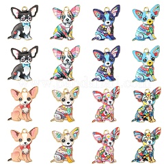 15Pcs Alloy Enamel Pendants&nbsp;FIND-YW0011-95