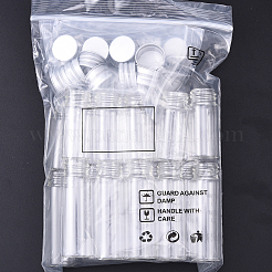 20Pcs 2 Styles Column Glass Screw Top Bead Storage Tubes&nbsp;CON-YW0001-89