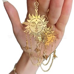 Brass Dangle Earrings&nbsp;FS-WGC2143-01