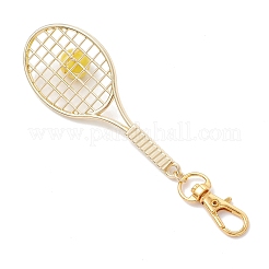 2Pcs 2 Colors Tennis Racket Alloy Pendant Decorations&nbsp;HJEW-JM02820