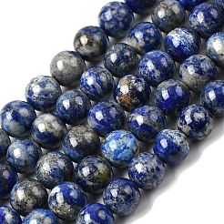 Natural Lapis Lazuli Beads Strands&nbsp;G-G344-A09-10mm