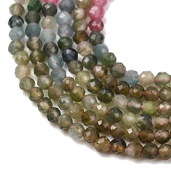 Gradient Color Natural Multicolor Tourmaline Beads Strands&nbsp;G-D110-A02-05