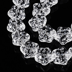 Transparency Glass Beads Strands&nbsp;GLAA-T023-12A