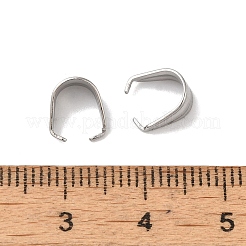 Non-Tarnish 201 Stainless Steel Snap on Bails&nbsp;STAS-S129-01P