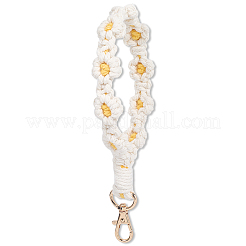 Flower Handmade Beaded Keychain&nbsp;KEYC-WH20003-03A